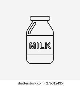 milk line icon