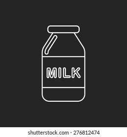milk line icon