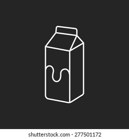 milk line icon