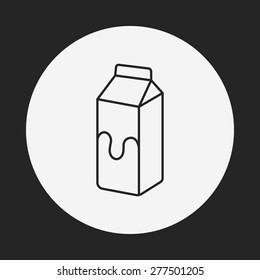 milk line icon