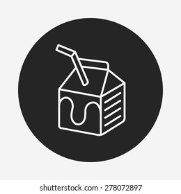 milk line icon
