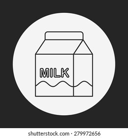 milk line icon