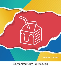 milk line icon