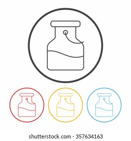 milk line icon