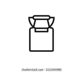 Milk line icon. High quality outline symbol for web design or mobile app. Thin line sign for design logo. Color outline pictogram on white background