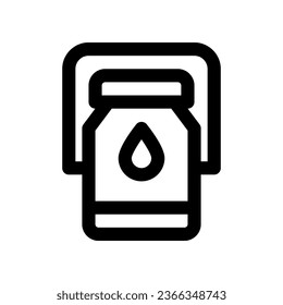 Milchzeilensymbol. Vektorsymbol für Ihre Website, Ihr Handy, Ihre Präsentation und Ihr Logo-Design.