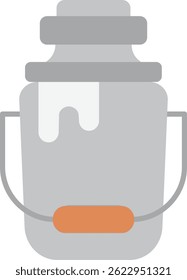 Línea de leche Vector Icon Design