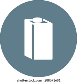 Milk, liquid, milky icon vector image. Can also be used for eatables, food and drinks. Suitable for use on web apps, mobile apps and print media
