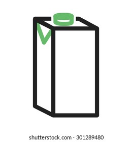 Milk, liquid, milky icon vector image. Can also be used for eatables, food and drinks. Suitable for use on web apps, mobile apps and print media