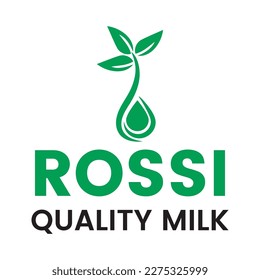 Milk logo Design Template Vactor 