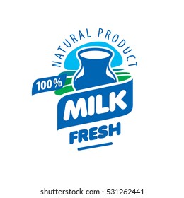 Milk Logo Vector