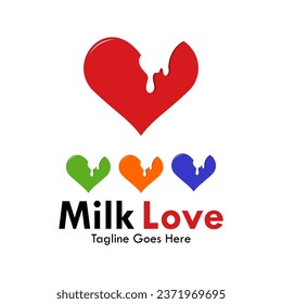 Illustration zum Thema Milk Love Design