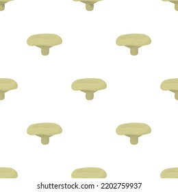 Milk mushroom edulis pattern seamless background texture repeat wallpaper geometric vector