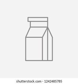 Milk pack icon. Package symbol modern, simple, vector, icon for website design, mobile app, ui. Vector Illustration