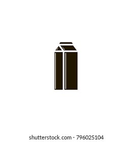 milk package icon. sign design