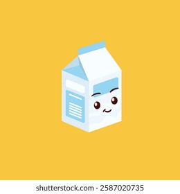 Milk packet icon logo flat vector design