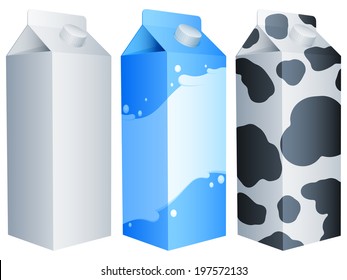 Milk packs.