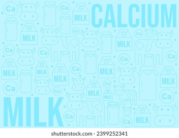 Milk pattern background design