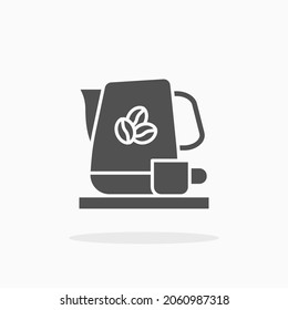 Milk Pitcher icon. Solid black style. Vector illustration. Enjoy this icon for your project.