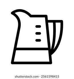 Milk Pitcher Icon Vector Symbol Design Illustration