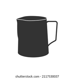 Milk pot icon isolated on white background. Drink symbol modern, simple, vector, icon for website design, mobile app, ui. Vector Illustration