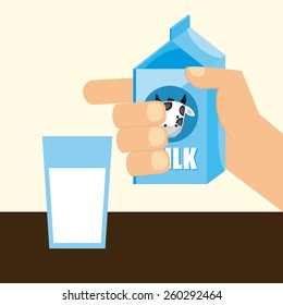 milk product design, vector illustration eps10 graphic 