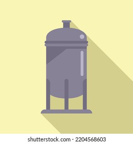 Milk product icon flat vector. Cheese production. Eating farm