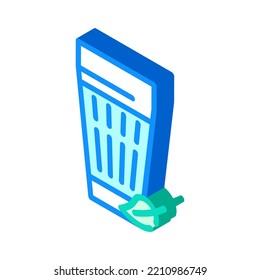 Milchprodukt isometrischer Icon Vektorgrafik. Kennzeichen des Milcherzeugnisses. einzelne Symbolillustration