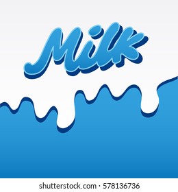 Milk product. Vector illustration