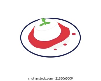 Milk Pudding Orange Flavor Choco Strawberry