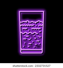 milk rotten food neon light sign vector. milk rotten food sign. isolated symbol illustration