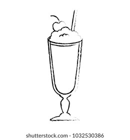 milk shake fresh icon