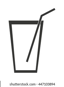 milk shake isolated icon design, vector illustration  graphic 