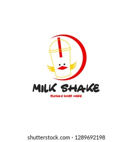 Milk Shake Logo Design