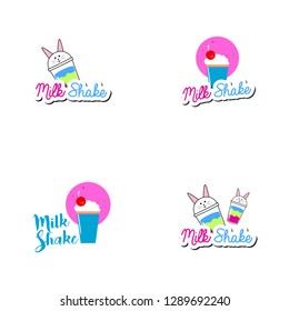 Milk Shake Logo Design