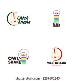 Milk Shake Logo Design