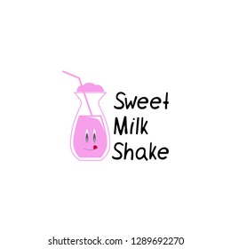 Milk Shake Logo Design