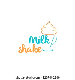 Milk Shake Logo Design