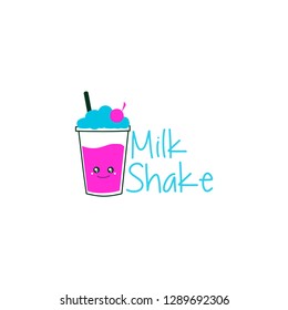 Milk Shake Logo Design