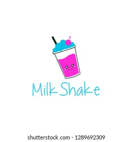 Milk Shake Logo Design