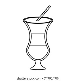 milk shake vector  illustration