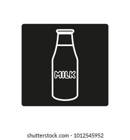 milk sign icon