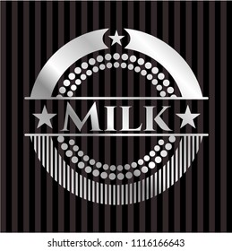 Milk silver shiny emblem