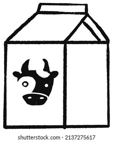 Milk simple box pack