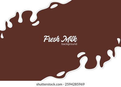 Milk splash background vector illustration