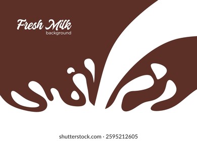 Milk splash background vector illustration