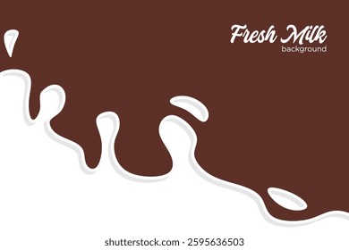 Milk splash background vector illustration