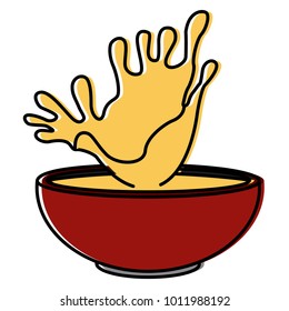 Milk splash bowl