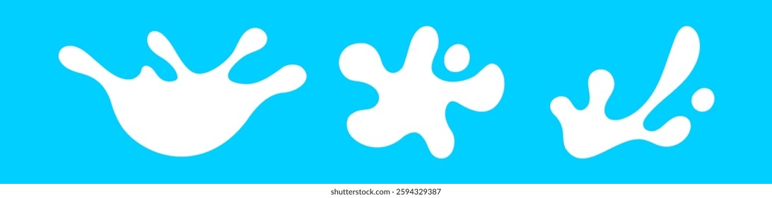 milk splash crown shape, milky splashing, milk drop simple shape, milk waves, milk splashes for advertising dairy products