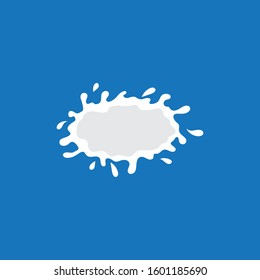Milk Splash illustration vector template